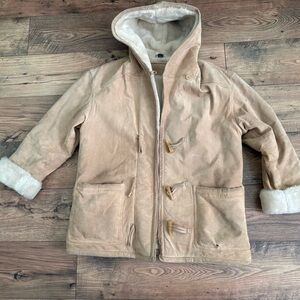 St. John's Bay Tan Shearling Puffer Jacket